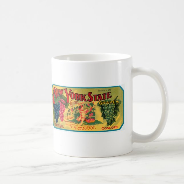 New York State Grapes Coffee Mug (Right)