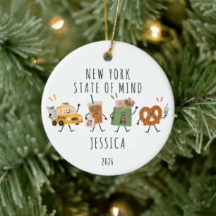New York State of Mind Personalized Ornament