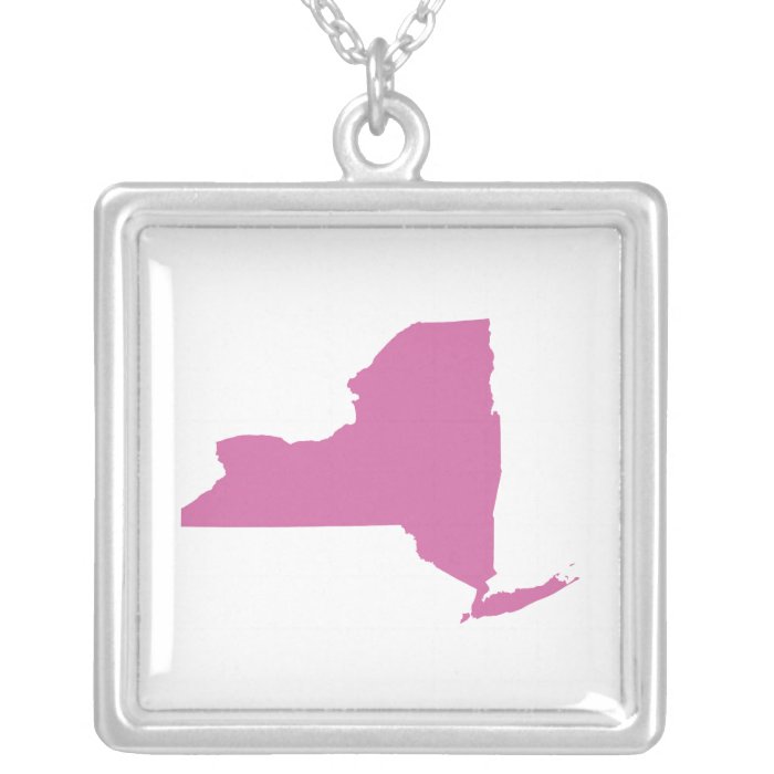 New York State Outline Necklace