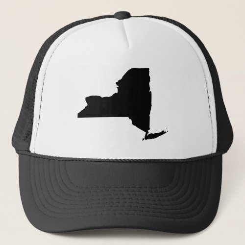 New York State Outline Trucker Hat