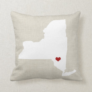 New York State Pillow Personalized