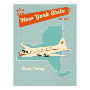 New York State retro poster. Photo Print