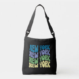 New York State USA retro design Crossbody Bags