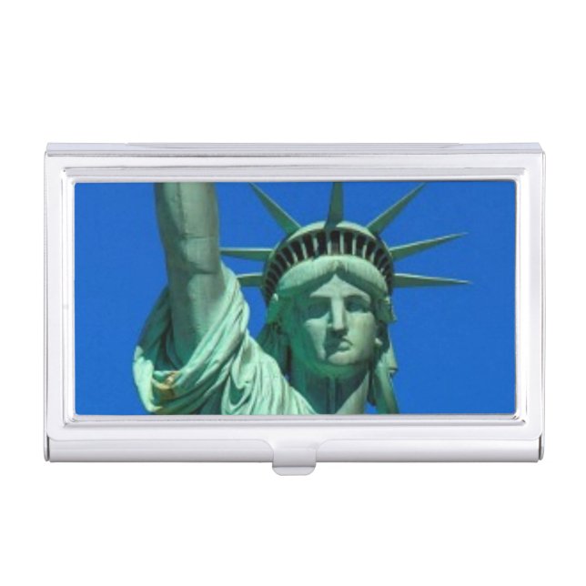 New-York, Statue of Liberty Business Card Holder (Front)