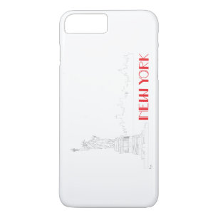 New-York, Statue-of-Liberty Cool iPhone 8 Plus/7 Plus Case