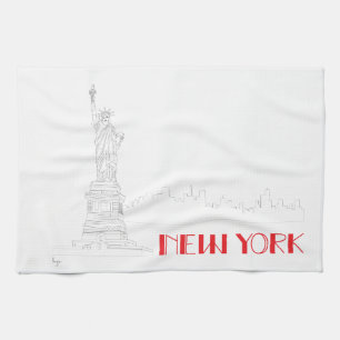 New-York, Statue-of-Liberty Cool Towel