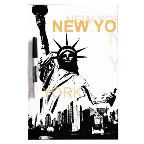 New York Statue of Liberty Dry Erase Board