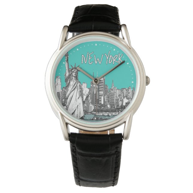 New York Statue of Liberty Modern Watch (Front)