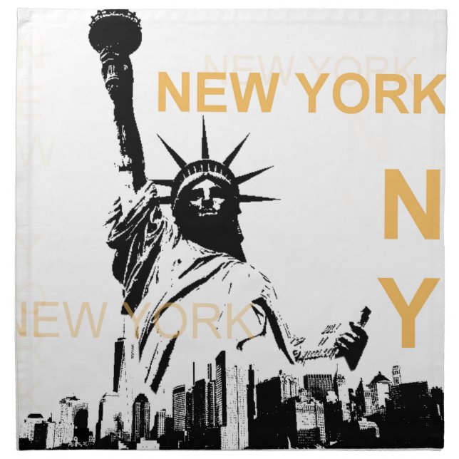 New York Statue of Liberty Napkin (Front)