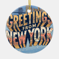 New York Statue of Liberty Postcard Art