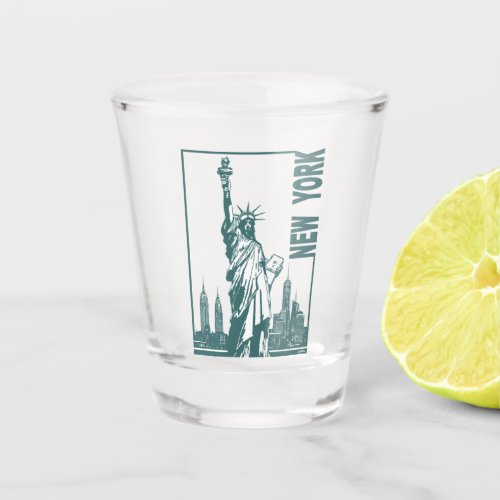 New York_Statue of Liberty Shot Glass