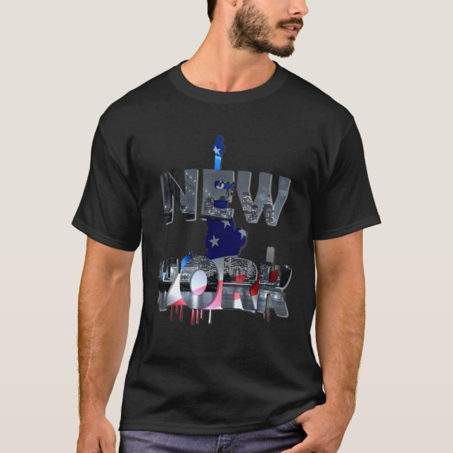 New York Statue Of Liberty Usa   Men Women Kids T-Shirt (Front)