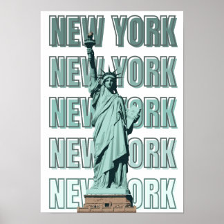 New York statue of liberty wall decor