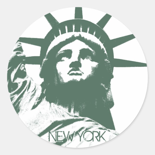 New York Stickers Cool New York Souvenir Stickers (Front)