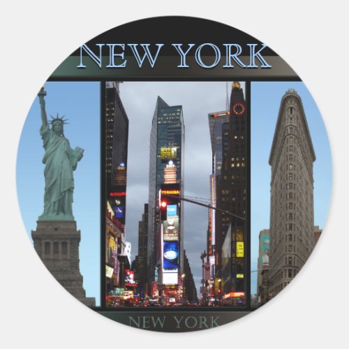 New York Stickers Cool New York Souvenir Stickers