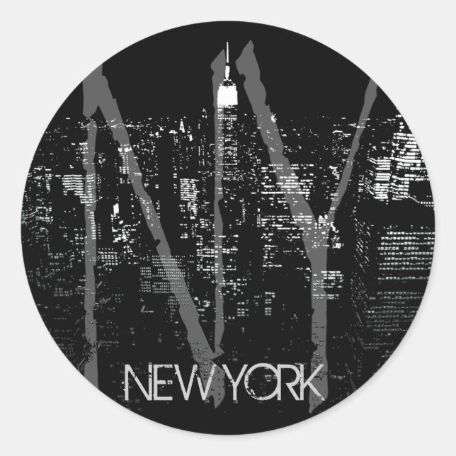New York Stickers Cool New York Souvenir Stickers (Front)