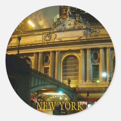 New York Stickers Grand Central Souvenir Stickers