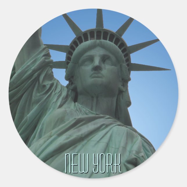 New York Stickers NYC Statue of Liberty Stickers (Front)