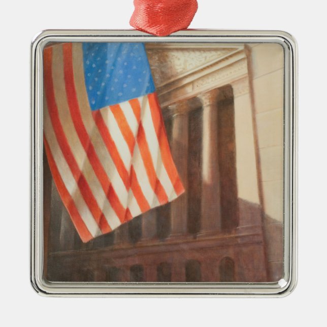 New York Stock Exchange 2010 Metal Ornament (Front)