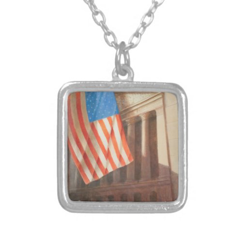New York Stock Exchange 2010 Silver Plated Necklace