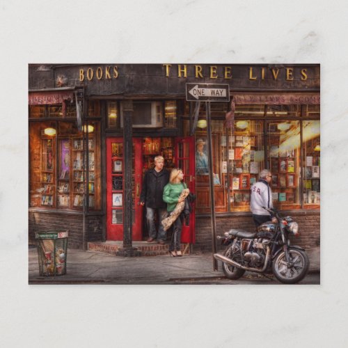 New York _ Store _ Greenwich Village _ Three Lives Postcard