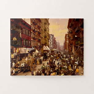 New York Street 1890 Jigsaw Puzzle