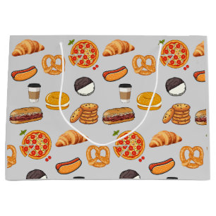 New York Street Food Large Gift Bag