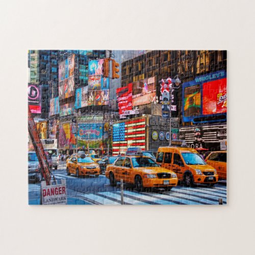 New York Street Scene Jigsaw Puzzle