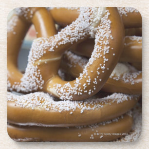 New York street vendor's huge pretzels for sale Coaster