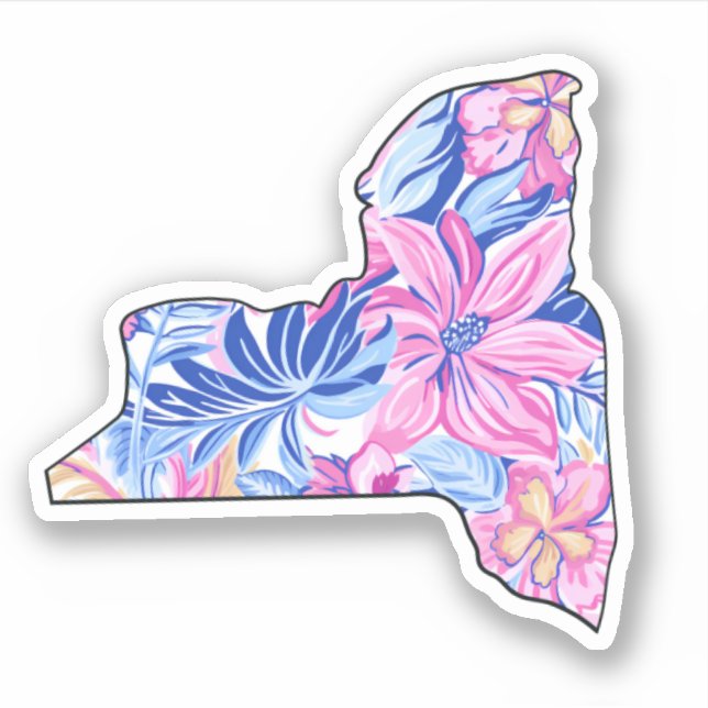 New York - Summer Sticker - Lilly Inspired (Front)
