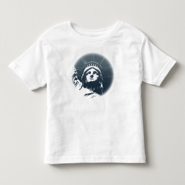 New York T-shirt Baby Statue of Liberty Baby Shirt (Front)