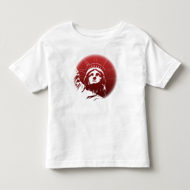 New York T-shirt Baby Statue of Liberty Baby Shirt (Front)