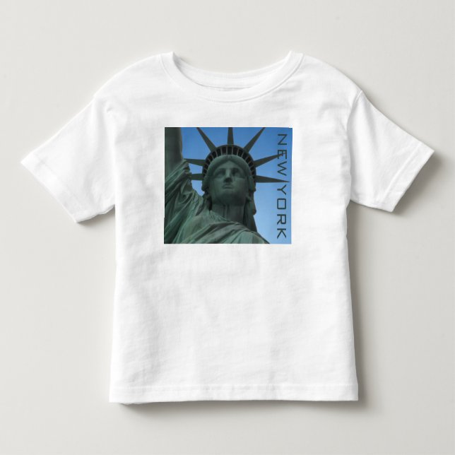 New York T-shirt Baby Statue of Liberty Baby Shirt (Front)