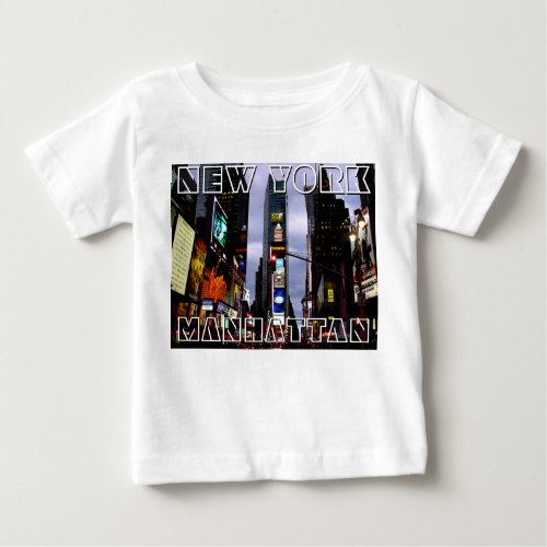 New York T_shirt Babys Custom NY Souvenir Shirt