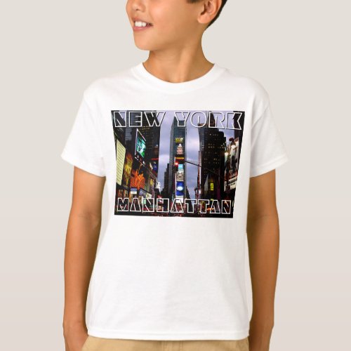 New York T_shirt Kids Custom NY Souvenir Shirt