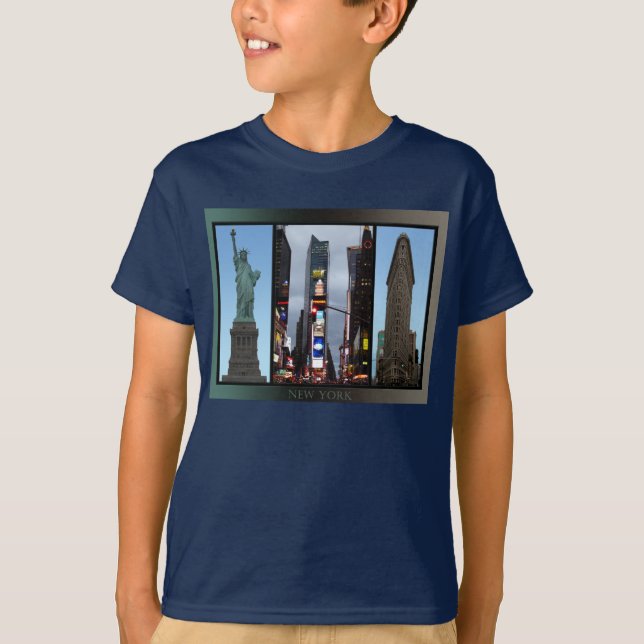 New York T-Shirt Kid's NYC Souvenirs Organic Shirt (Front)