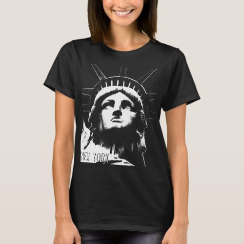 New York T_Shirt Womens Statue of Liberty Organic