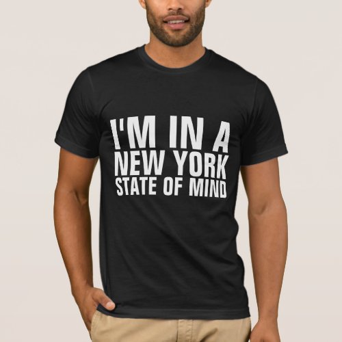 NEW YORK T_Shirts NEW YORK STATE OF MIND T_Shirt