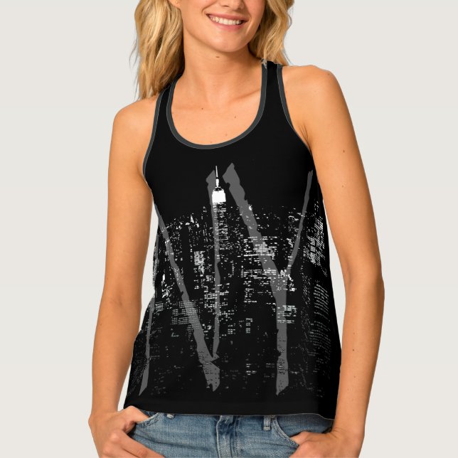 New York Tank Top Empire State NYC Art Shirts (Front)