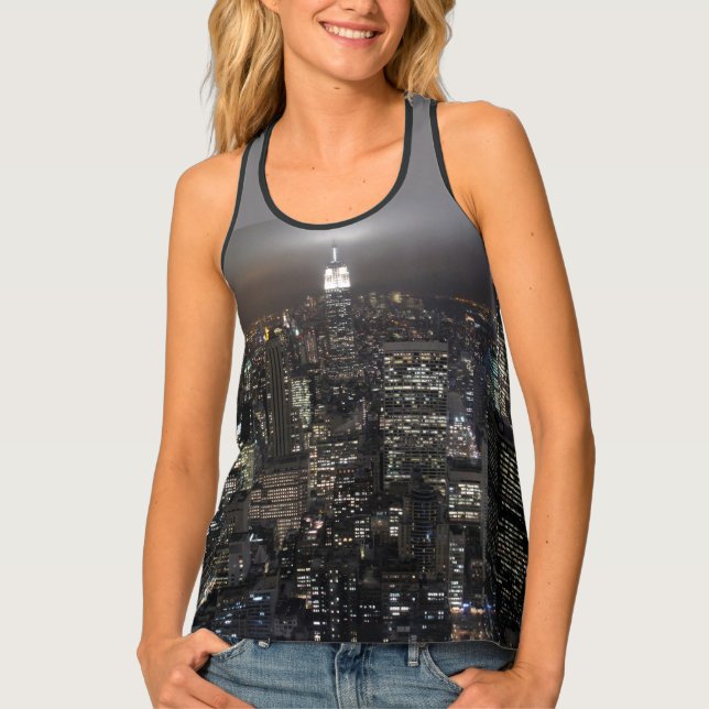 New York Tank Top Empire State NYC Art Shirts (Front)