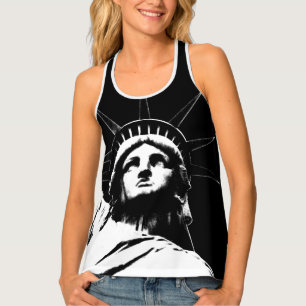 New York Tank Top Statue of Liberty NYC Art Shirts