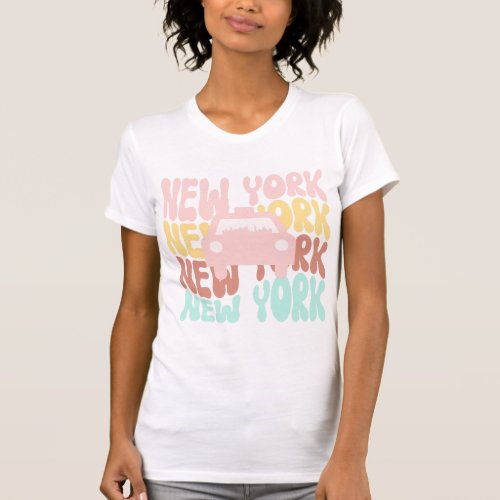New York Taxi T_Shirt