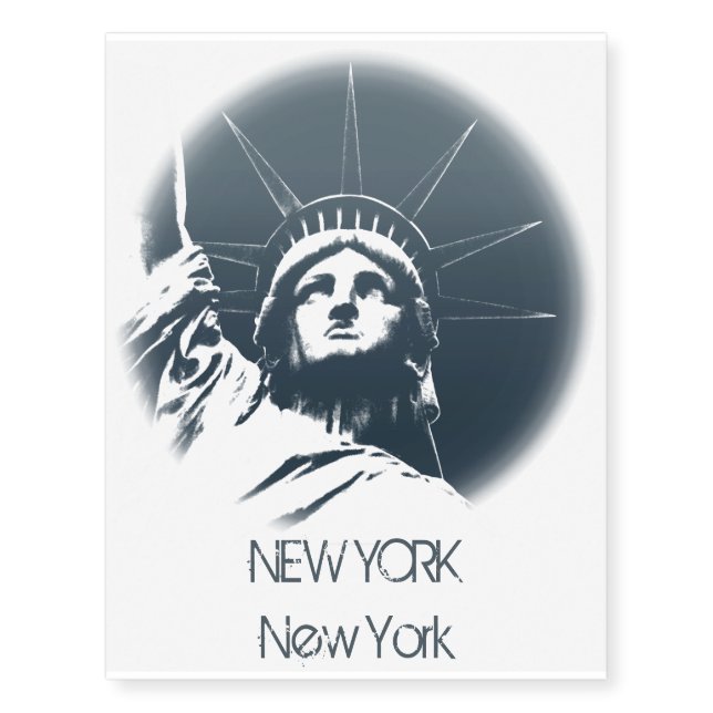 New York Temporary Tattoo Statue of Liberty Tattoo (Front)