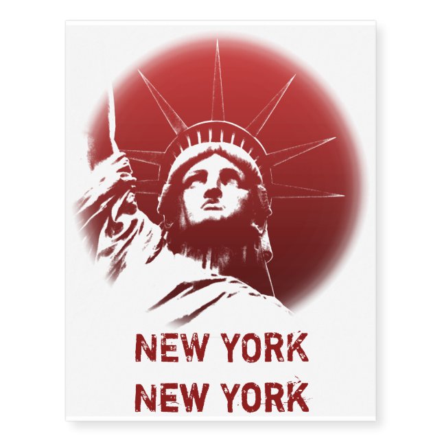 New York Temporary Tattoo Statue of Liberty Tattoo (Front)