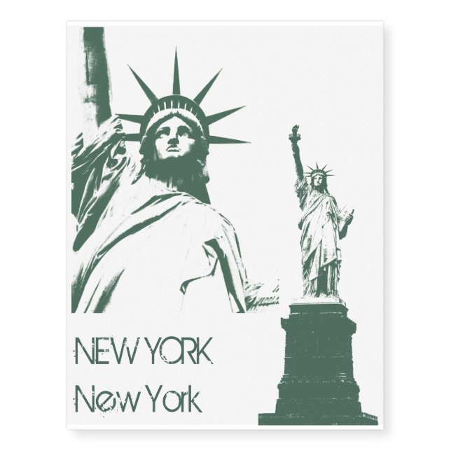 New York Temporary Tattoo Statue of Liberty Tattoo (Front)