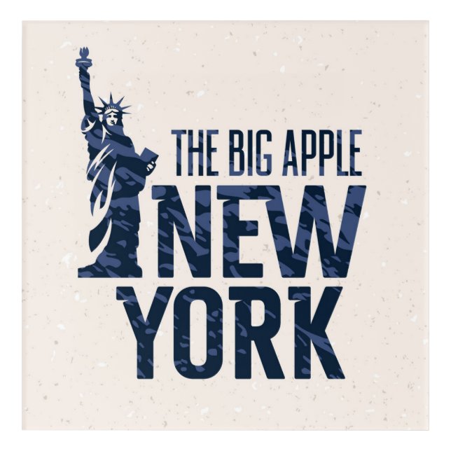 New York | The Big Apple Acrylic Print (Front)
