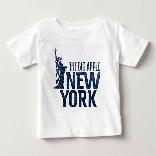 New York  The Big Apple Baby T_Shirt