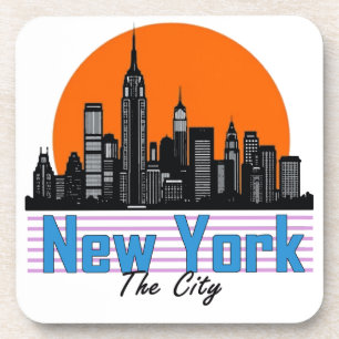 New York -The City Beverage Coaster