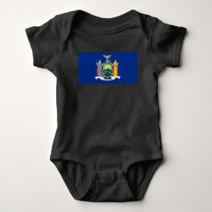New York: The Empire State, Home Big Apple Flag Baby Bodysuit