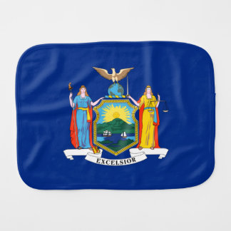 New York: The Empire State, Home Big Apple Flag Baby Burp Cloth